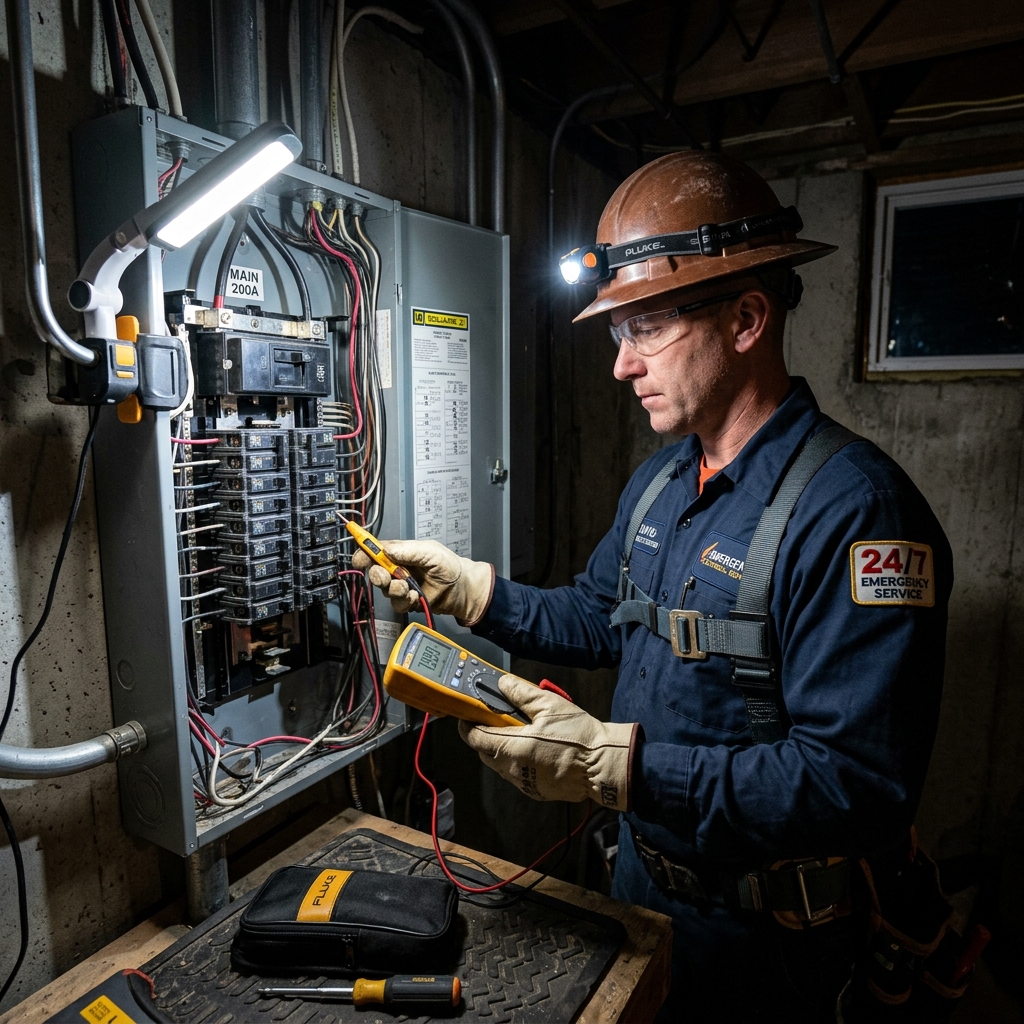 Emergency electrical repair